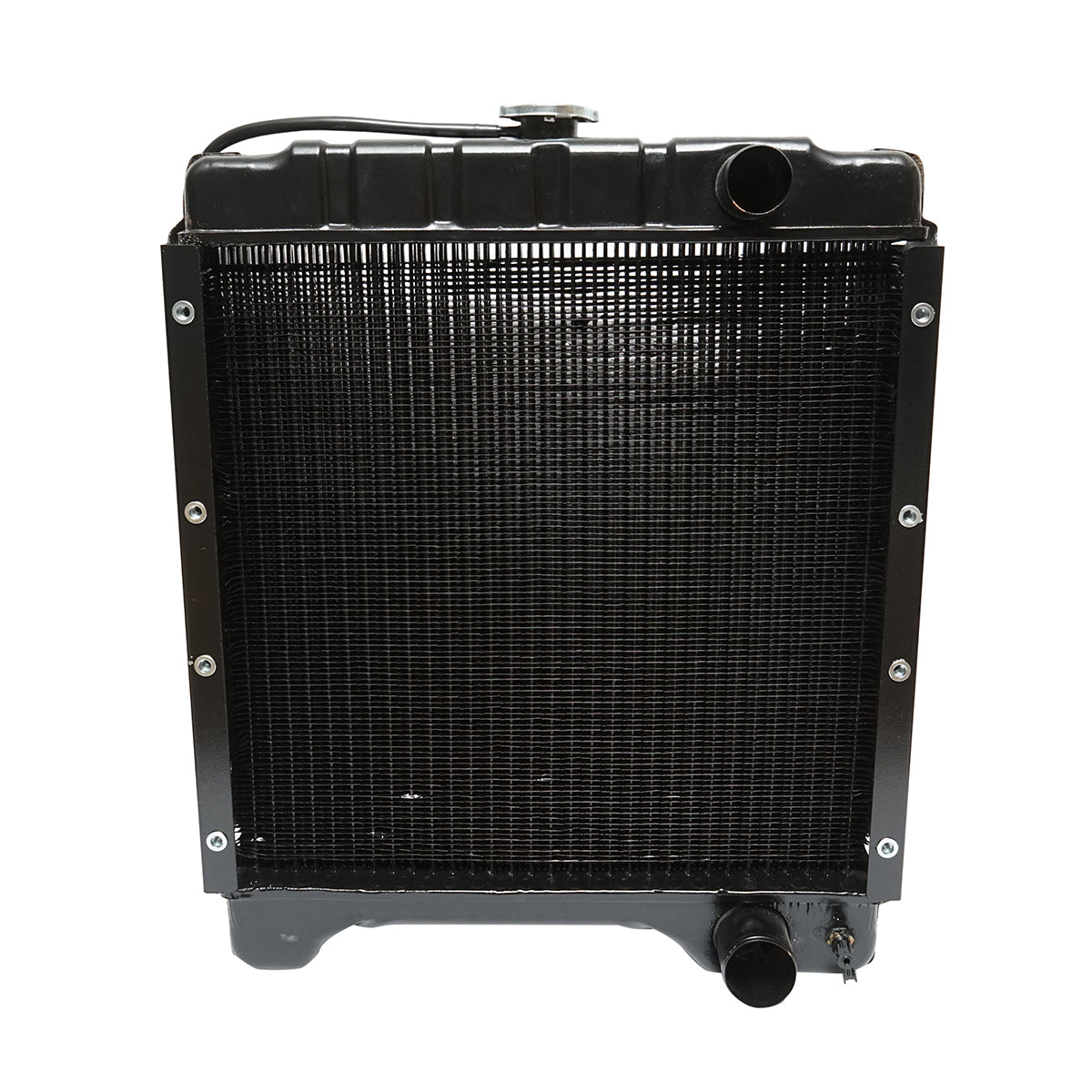 Water cooling radiator with 4 rows of cells for Case IH Maxxum series 104753A2, A104753A1, 104753A1, 87579817, 52771, 150-56 Breckner Germany
